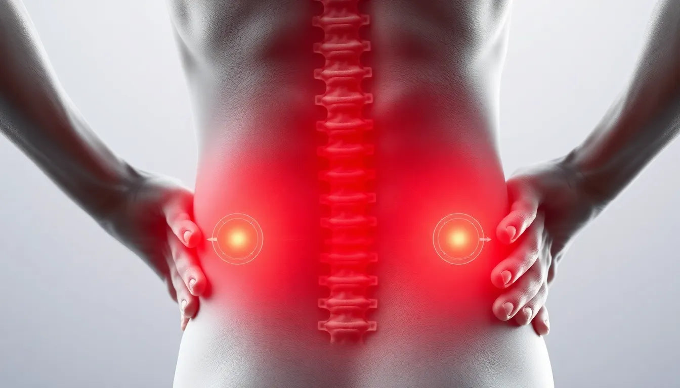 Wenn der untere Rücken Alarm schlägt: Wege aus der Schmerzspirale - Illustration