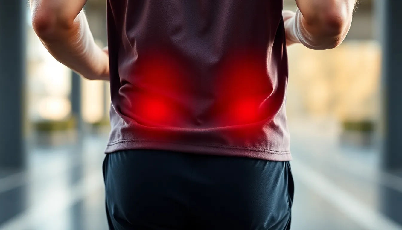 Schmerzfrei laufen: Tipps gegen ondt i lænden løb - Illustration