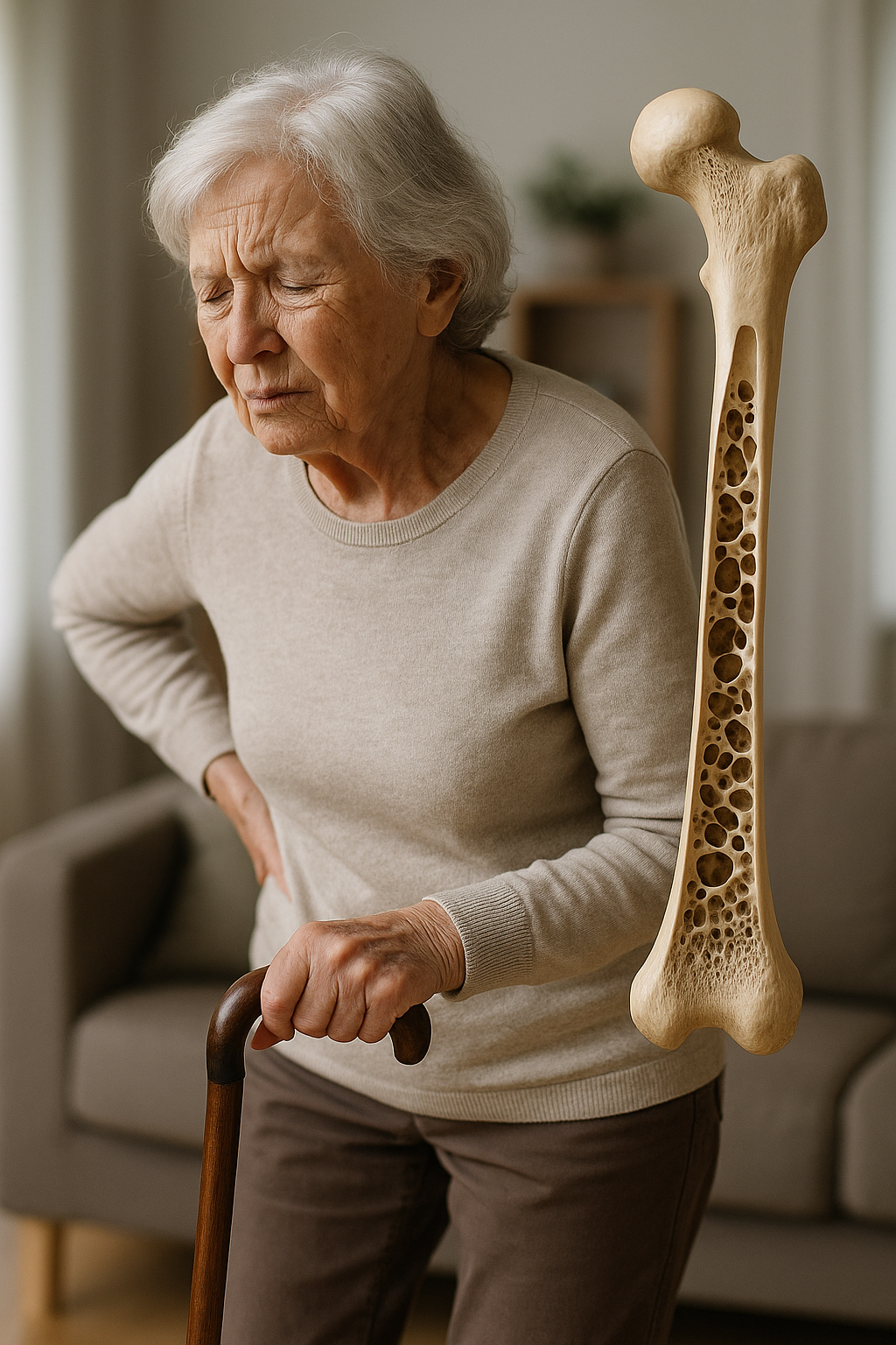 Osteoporose verstehen: der stille Knochendieb enthüllt - Illustration
