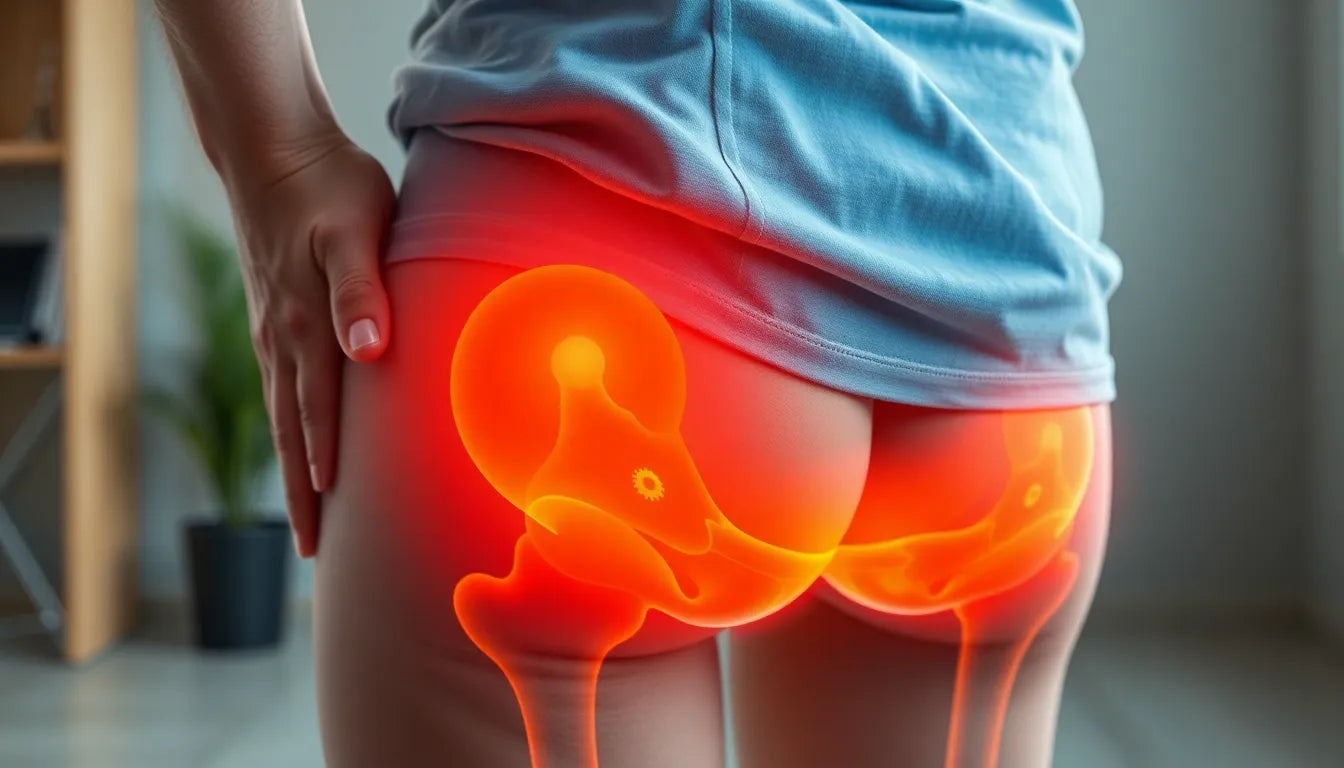 Verabschiede dich von beckenschmerzen in hüfte und lenden: effektive lösungen für ein schmerzfreies leben - Illustration