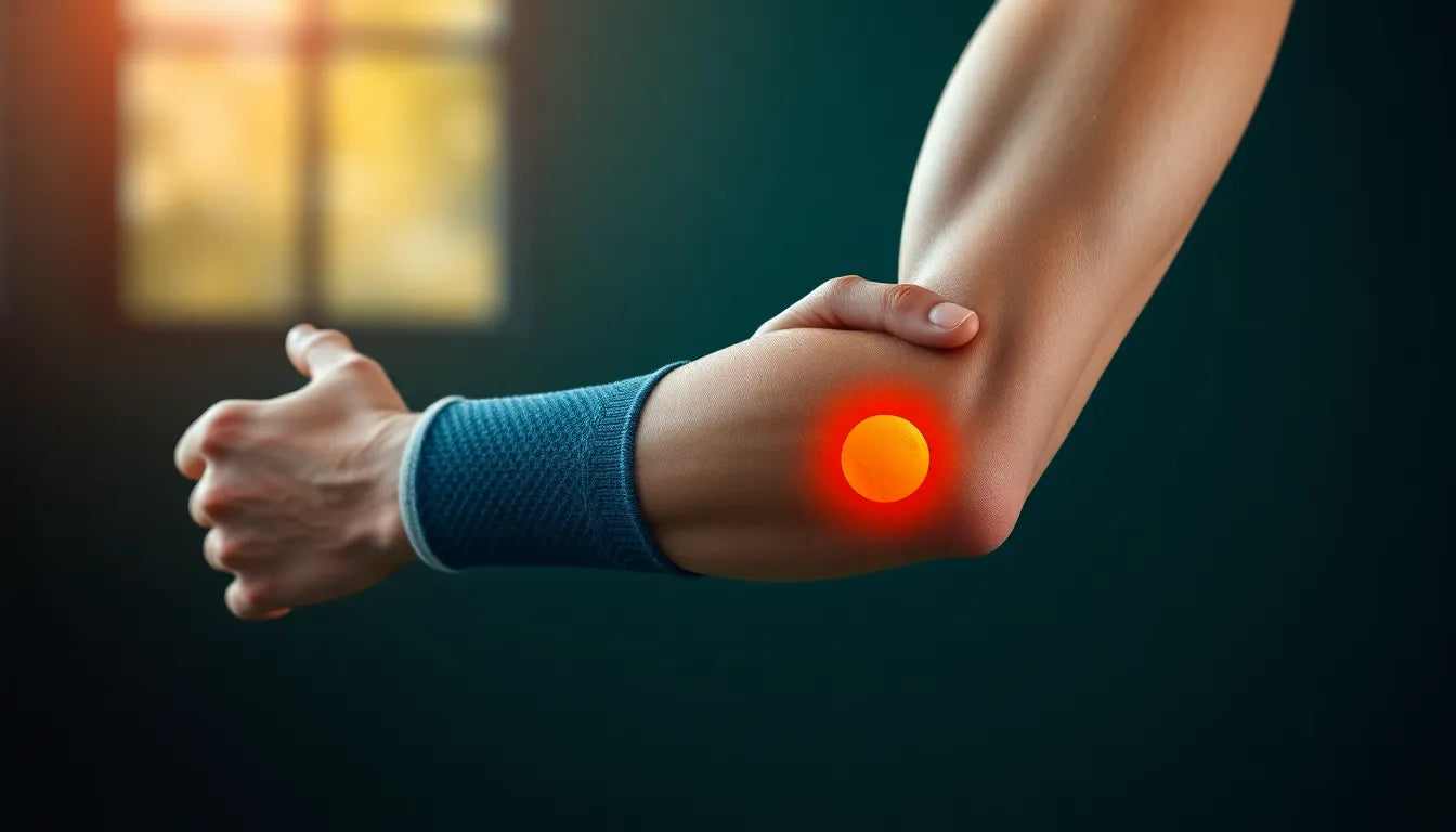 Übungsleser: die besten Übungen zur Linderung von tennisalbue - Illustration