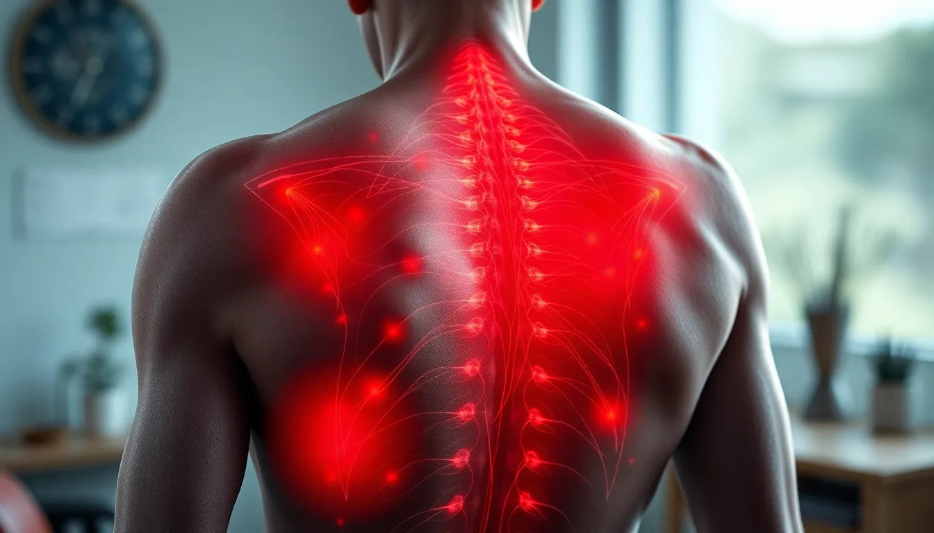 Diabetes und Rückenschmerzen: verstehen und lindern - Illustration