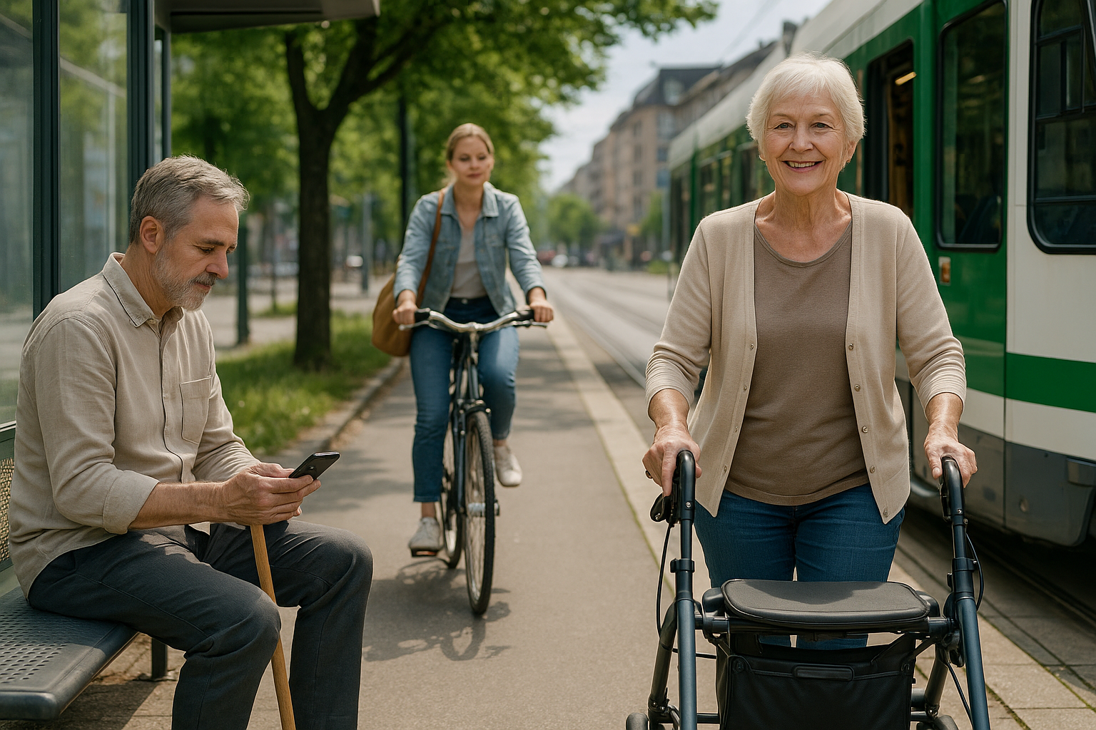 Mobilität neu gedacht: Wege zu mehr Beweglichkeit im Alltag - Illustration