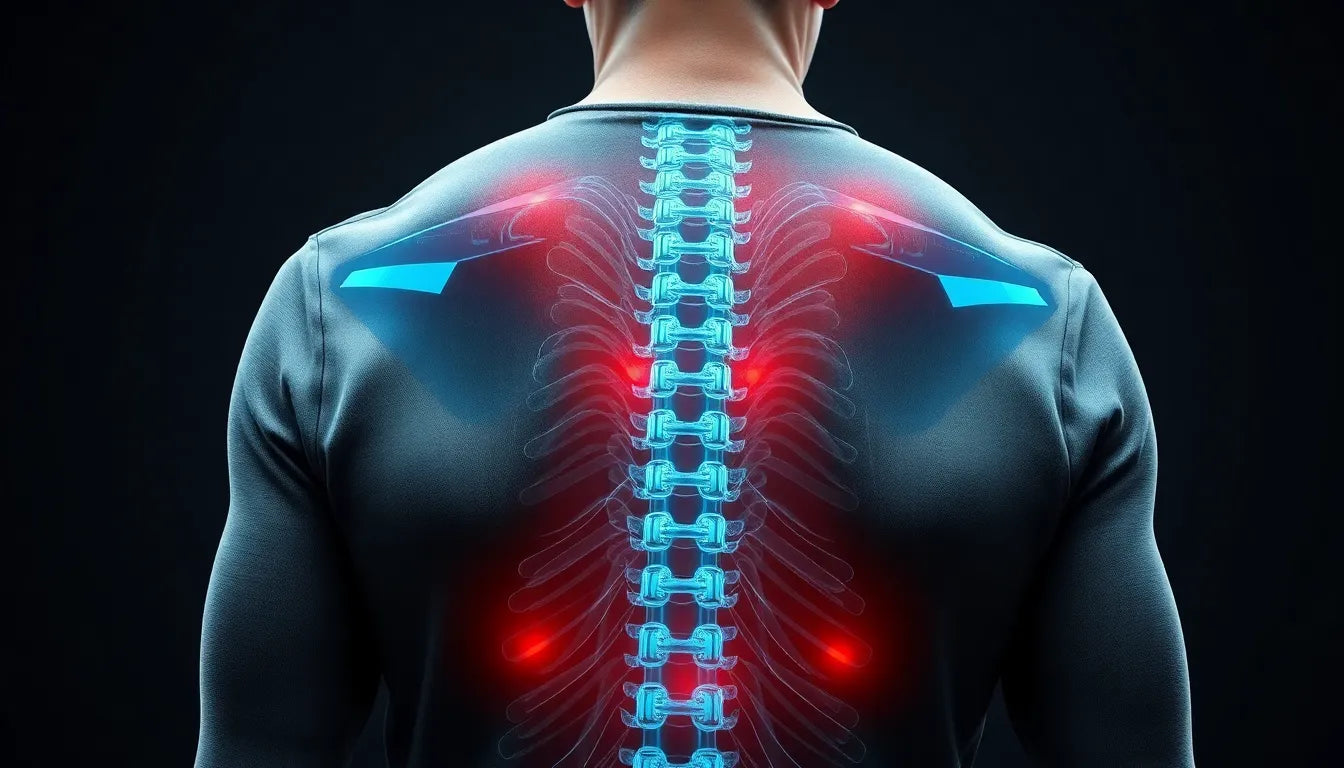 Erleichterung für den unteren Rücken: Tipps gegen Schmerzen in der Lendenwirbelsäule - Illustration