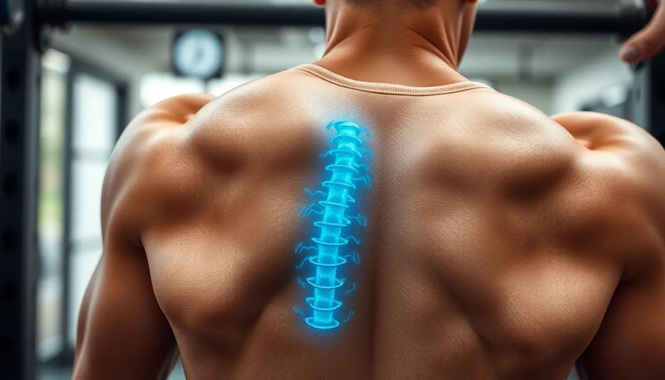 Rückenschmerzen nach dem Kreuzheben vermeiden: So geht's richtig - Illustration