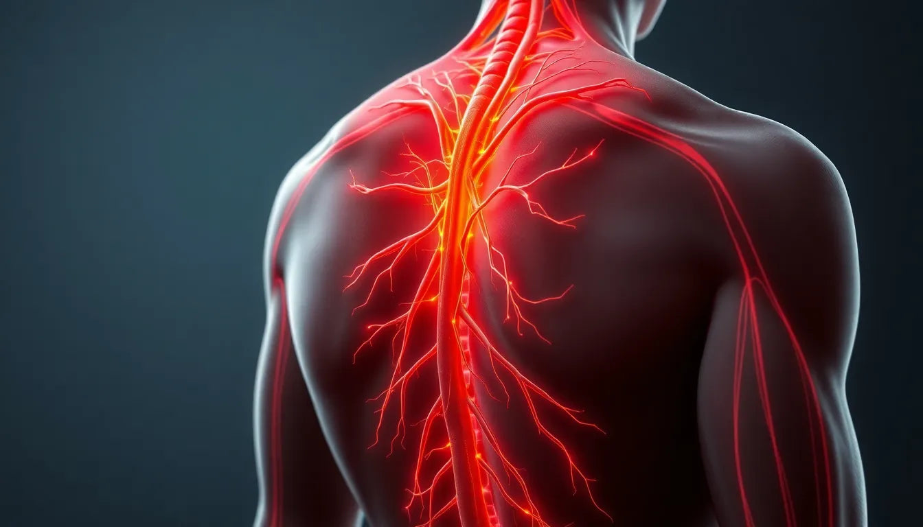Schmerzen im Rücken durch den Ischiasnerv lindern: Tipps und Ursachen verstehen - Illustration