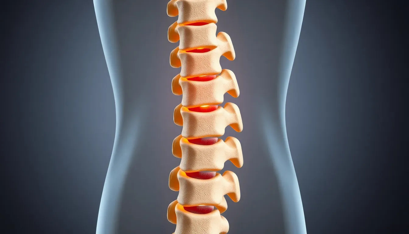 Leben ohne Schmerz: Wege zur Linderung bei einem bandscheibenvorfall l5 - Illustration