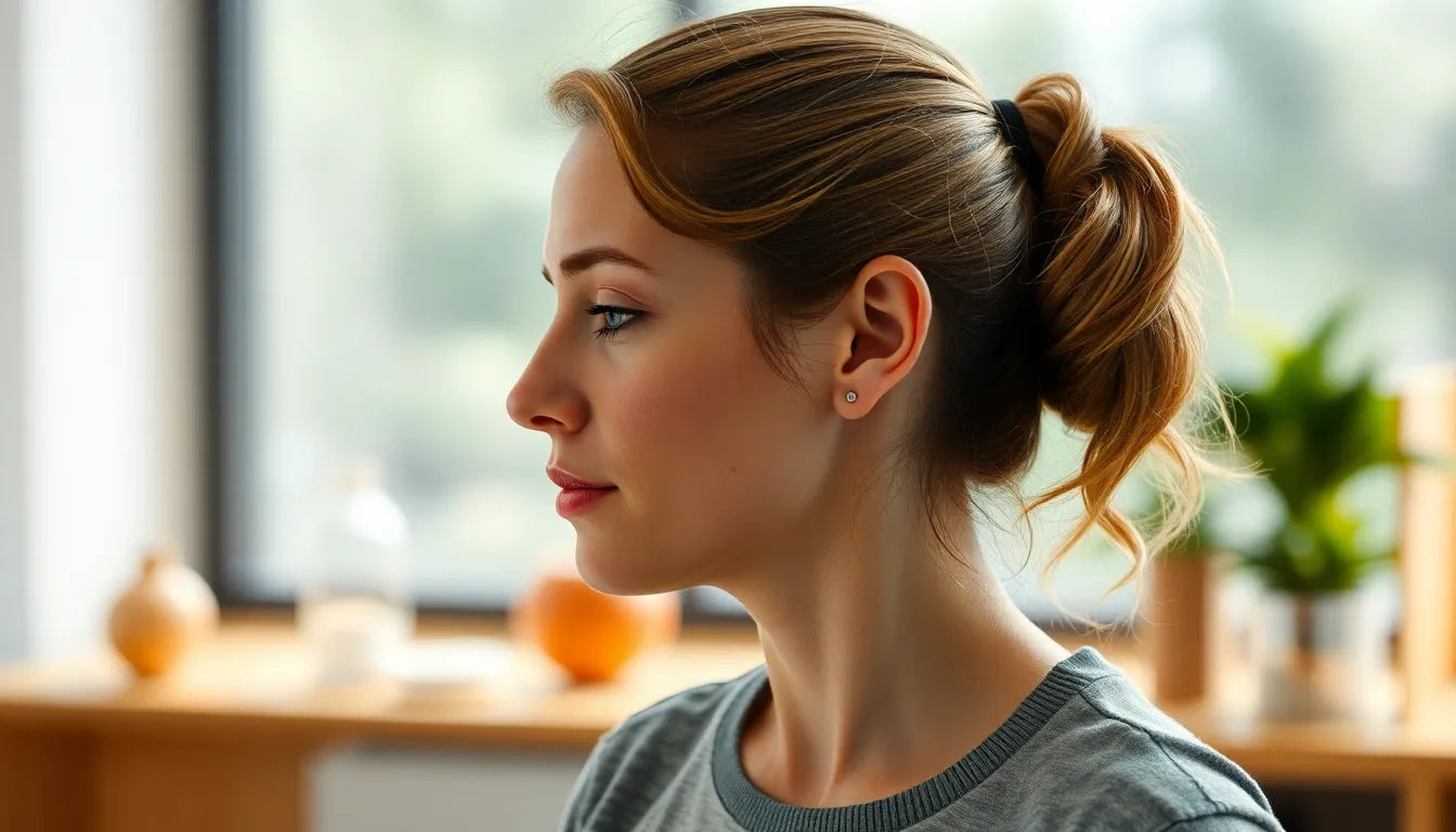 Übungsleser entdecken die besten nackendehnungsübungen für schmerzfreie Tage - Illustration