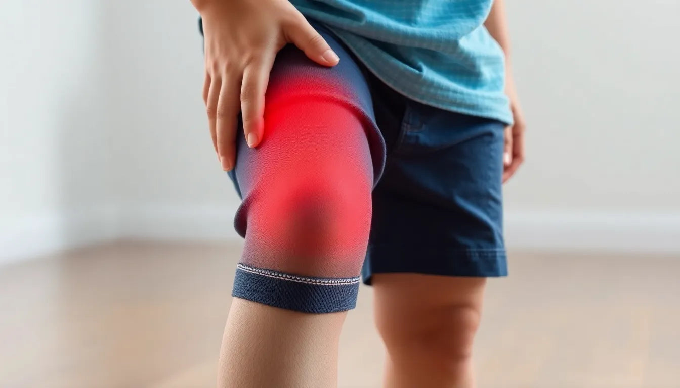 Wachstumsschmerzen im Knie: effektive Linderung für Ihr Kind - Illustration