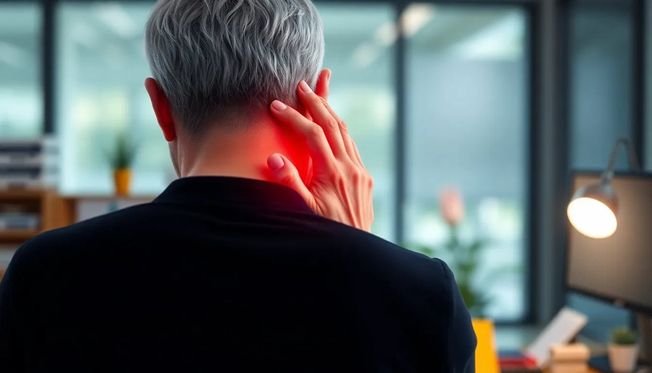 Befreie deinen Nacken von Schmerzen: Tipps für den Alltag - Illustration