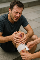 Schnelle Hilfe bei Knieschmerzen nach einem Sturz