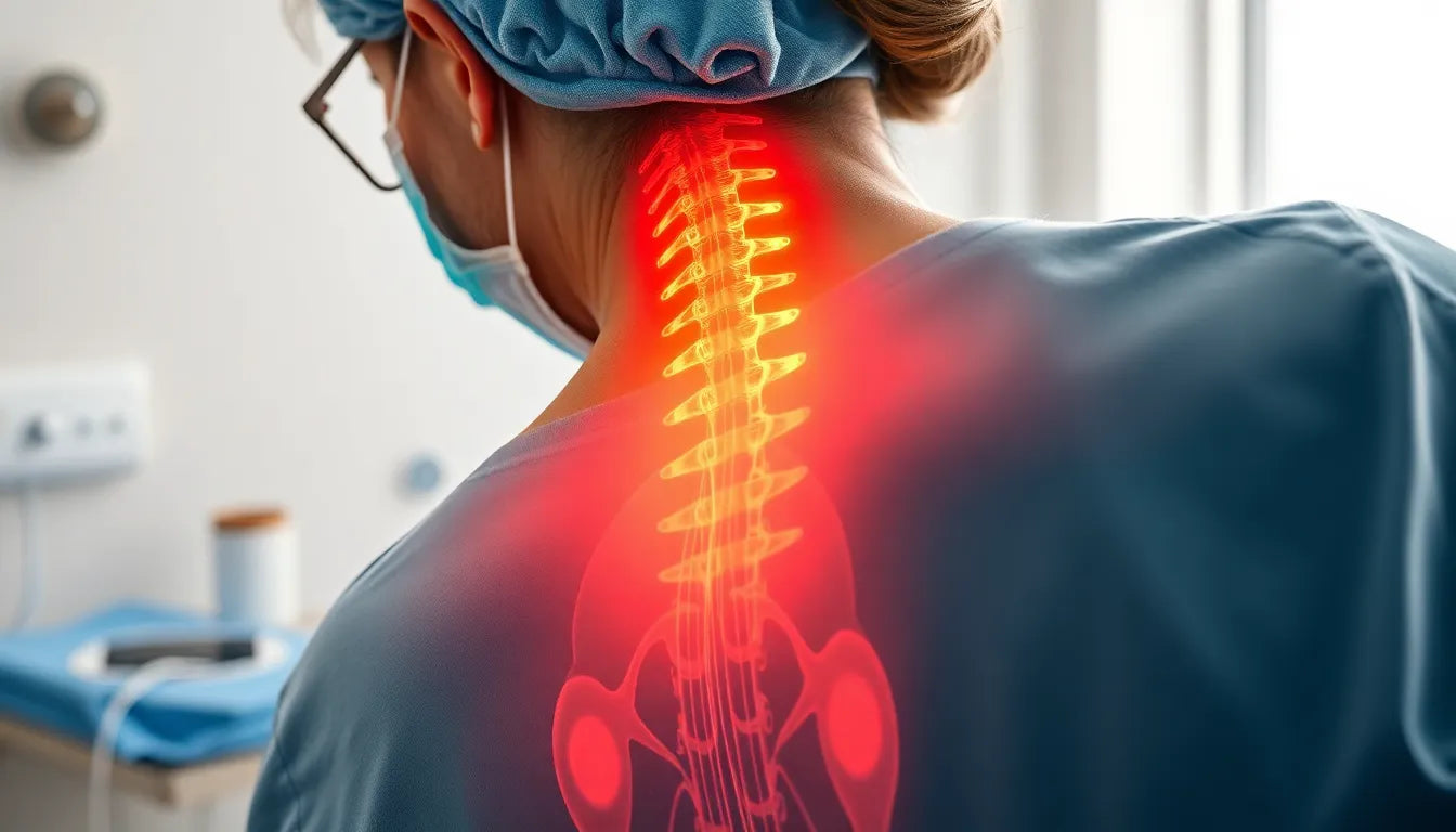 Rückenbeschwerden nach der Geburt: Was tun bei Schmerzen nach der Epiduralanästhesie? - Illustration