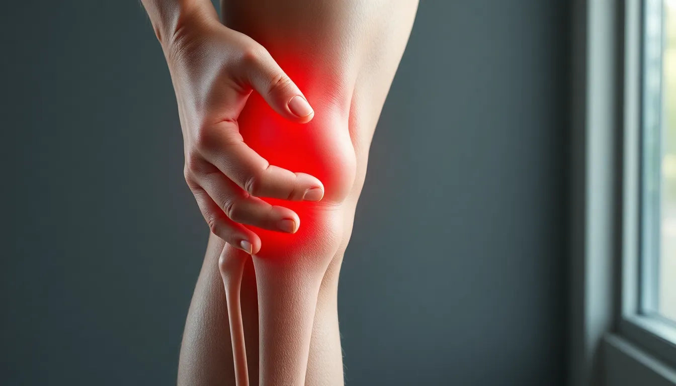 Schmerzen auf der Außenseite des Knies verstehen und lindern - Illustration