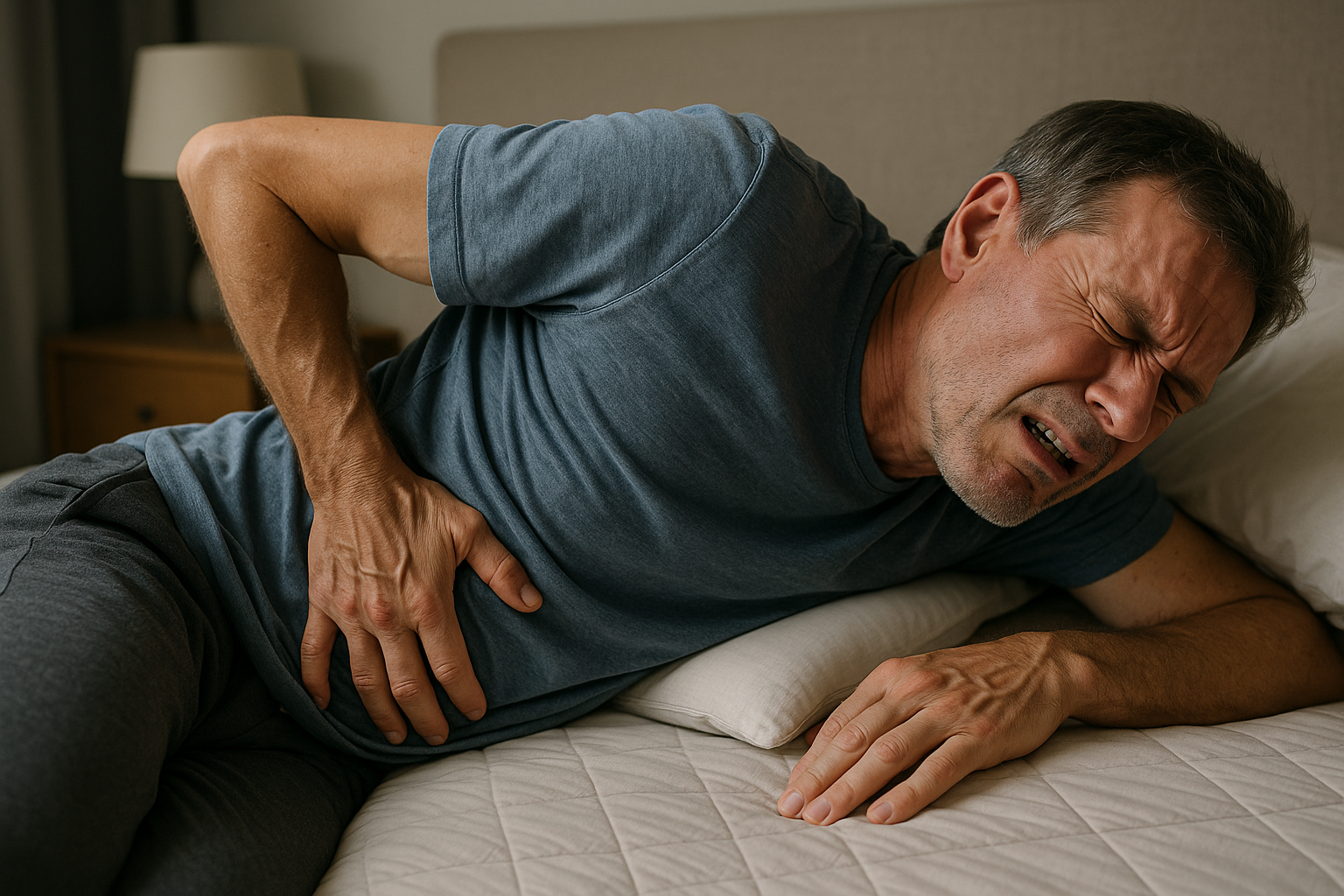 Befreie deinen Rücken: Tipps gegen Schmerzen im Liegen - Illustration