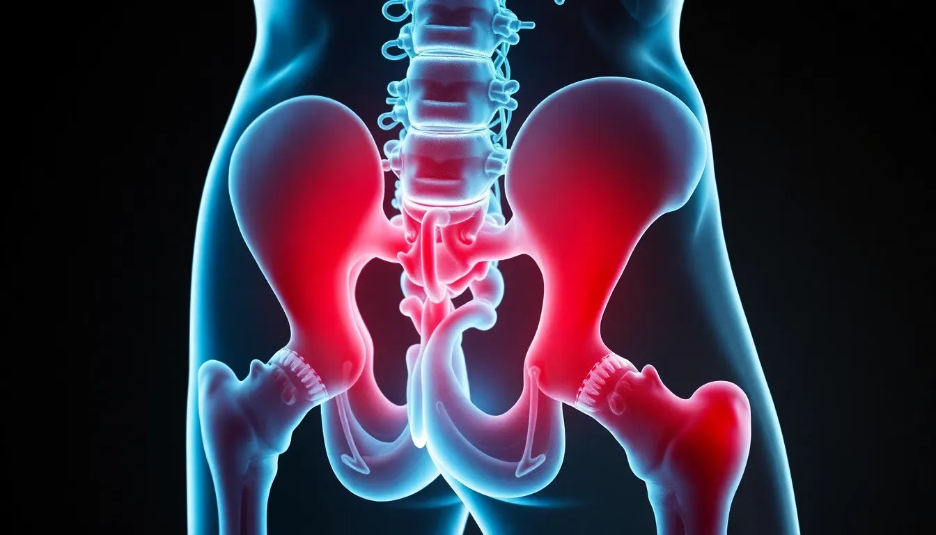 Versteckte Gefahren: Warum ein bandscheibenvorfall oft unbemerkt entsteht - Illustration