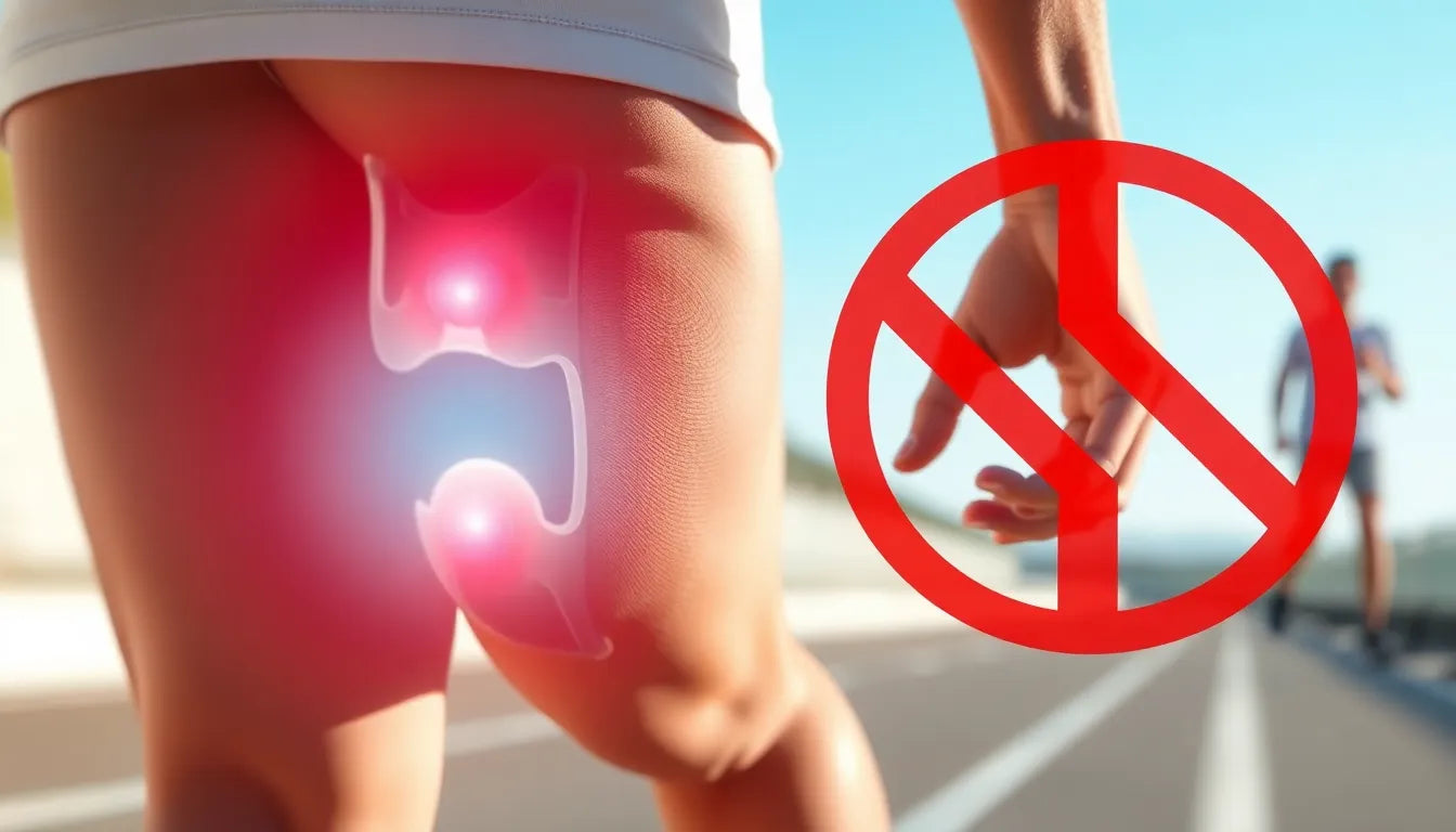 Laufend schmerzfrei: Tipps gegen knieschmerzen nach dem joggen - Illustration