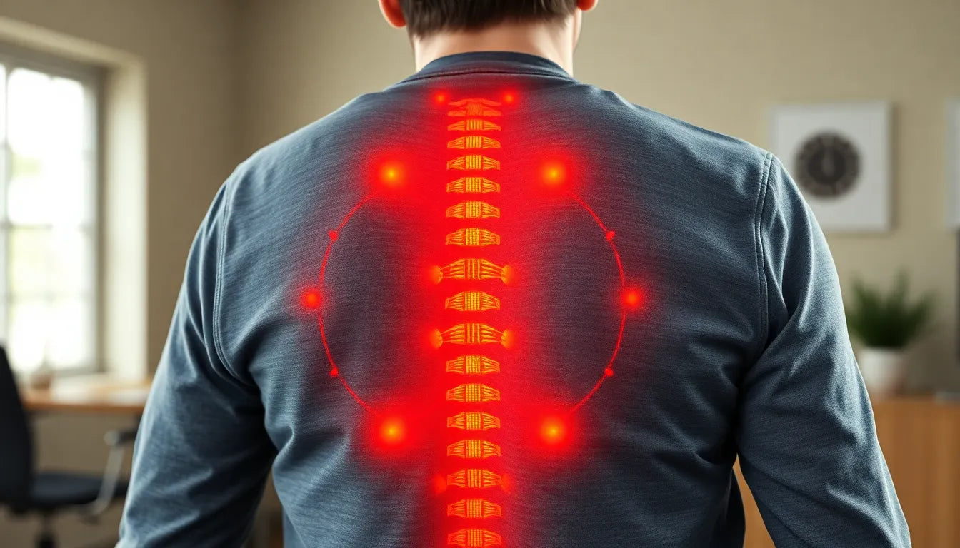 Entdecke deine Lösung gegen Rückenschmerzen im Alltag - Illustration