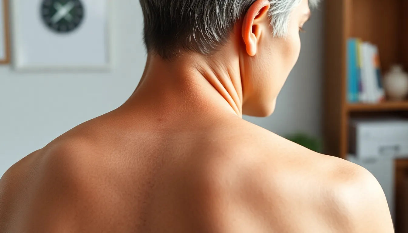 Erleichterung bei schmerzen im rücken und schulterblatt: effektive lösungen entdecken - Illustration