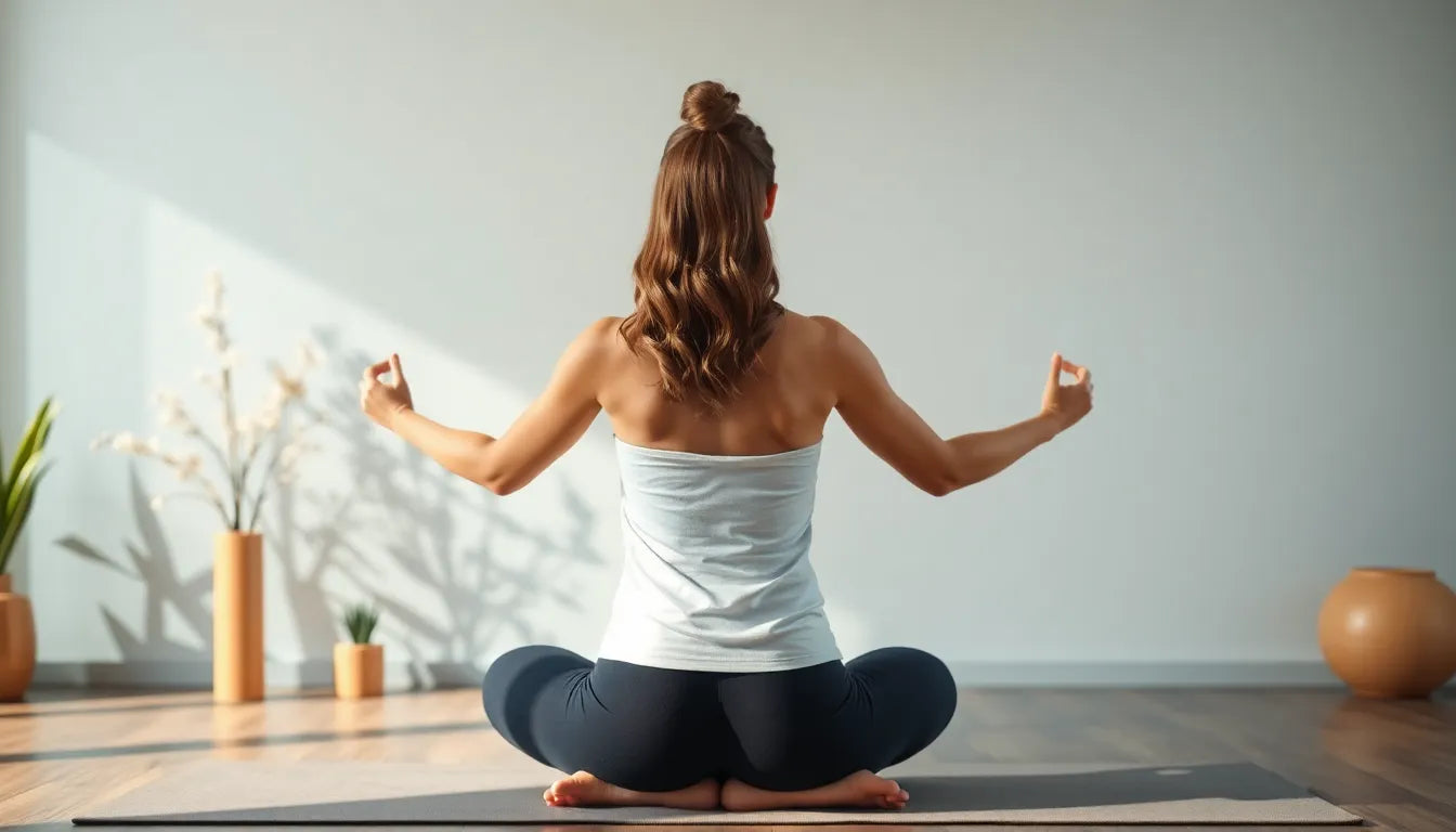 Lindere lændesmerter efter yoga med de rette teknikker - Illustration