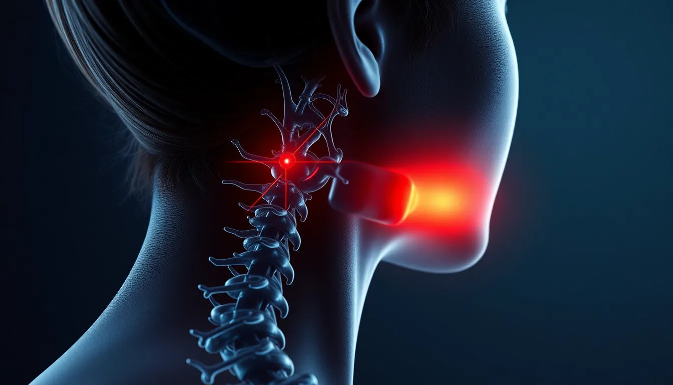 Der schmerzfreie Weg: So überwinden Sie einen bandscheibenvorfall in der halswirbelsäule - Illustration