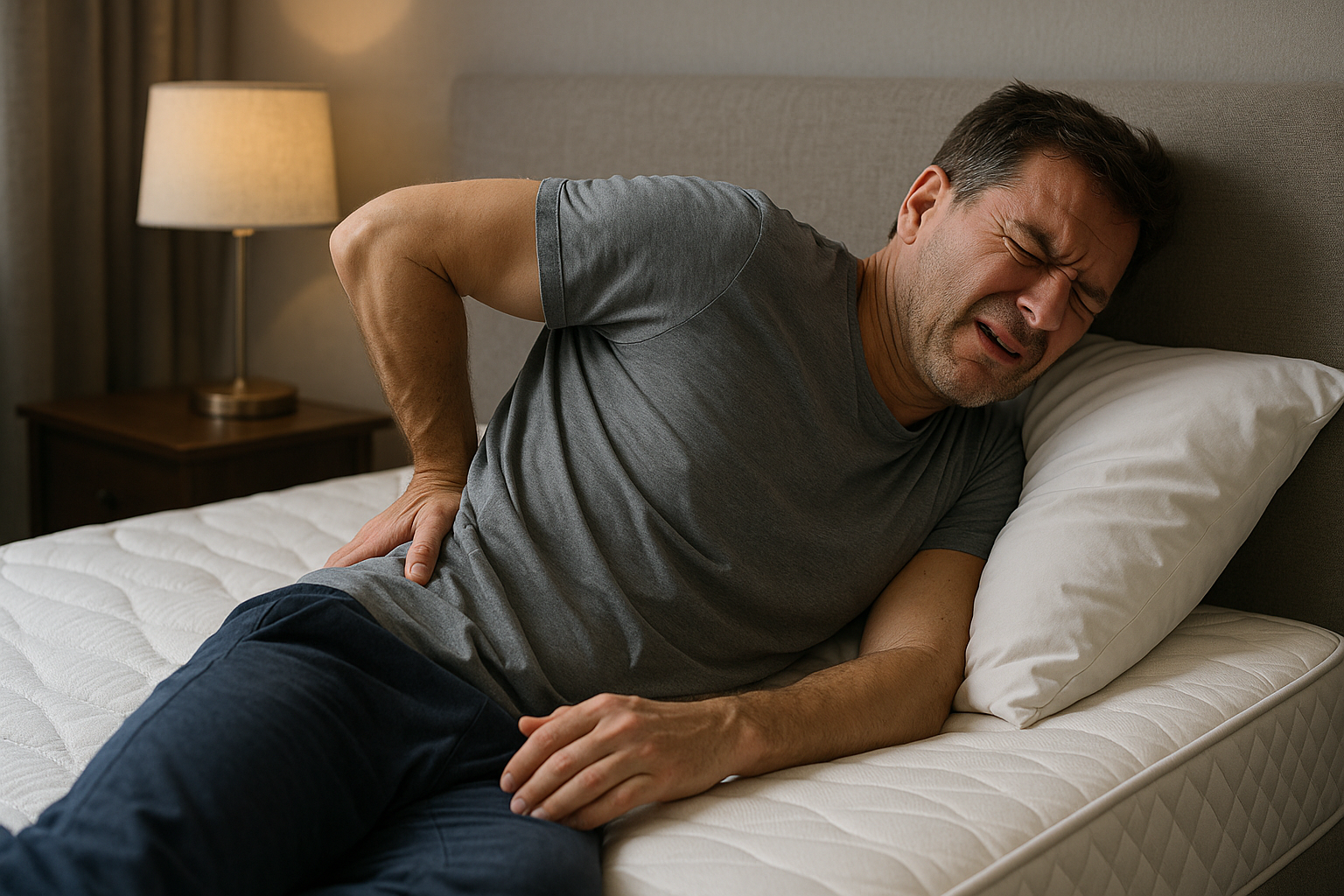 Finden Sie Ihre perfekte Matratze für schmerzfreie Nächte - Illustration