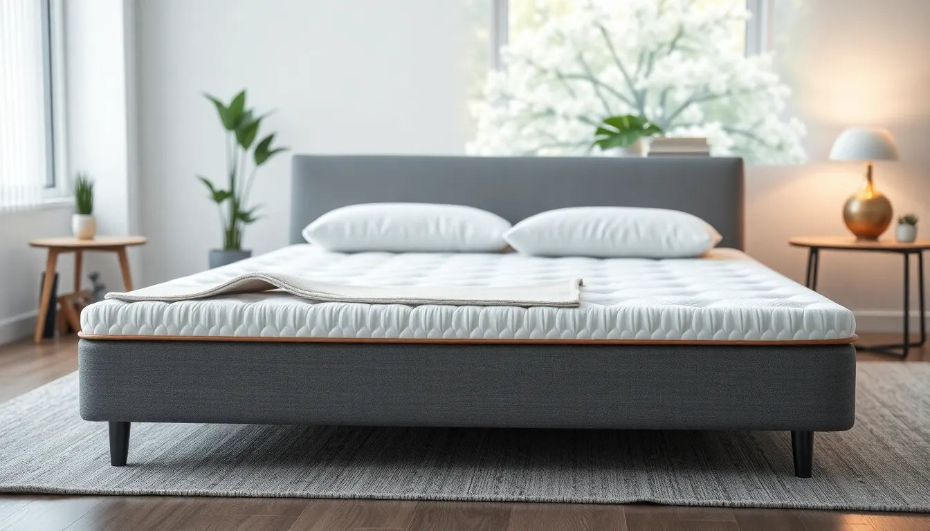 Finde die perfekte Topmatratze für schmerzfreie Nächte - Illustration