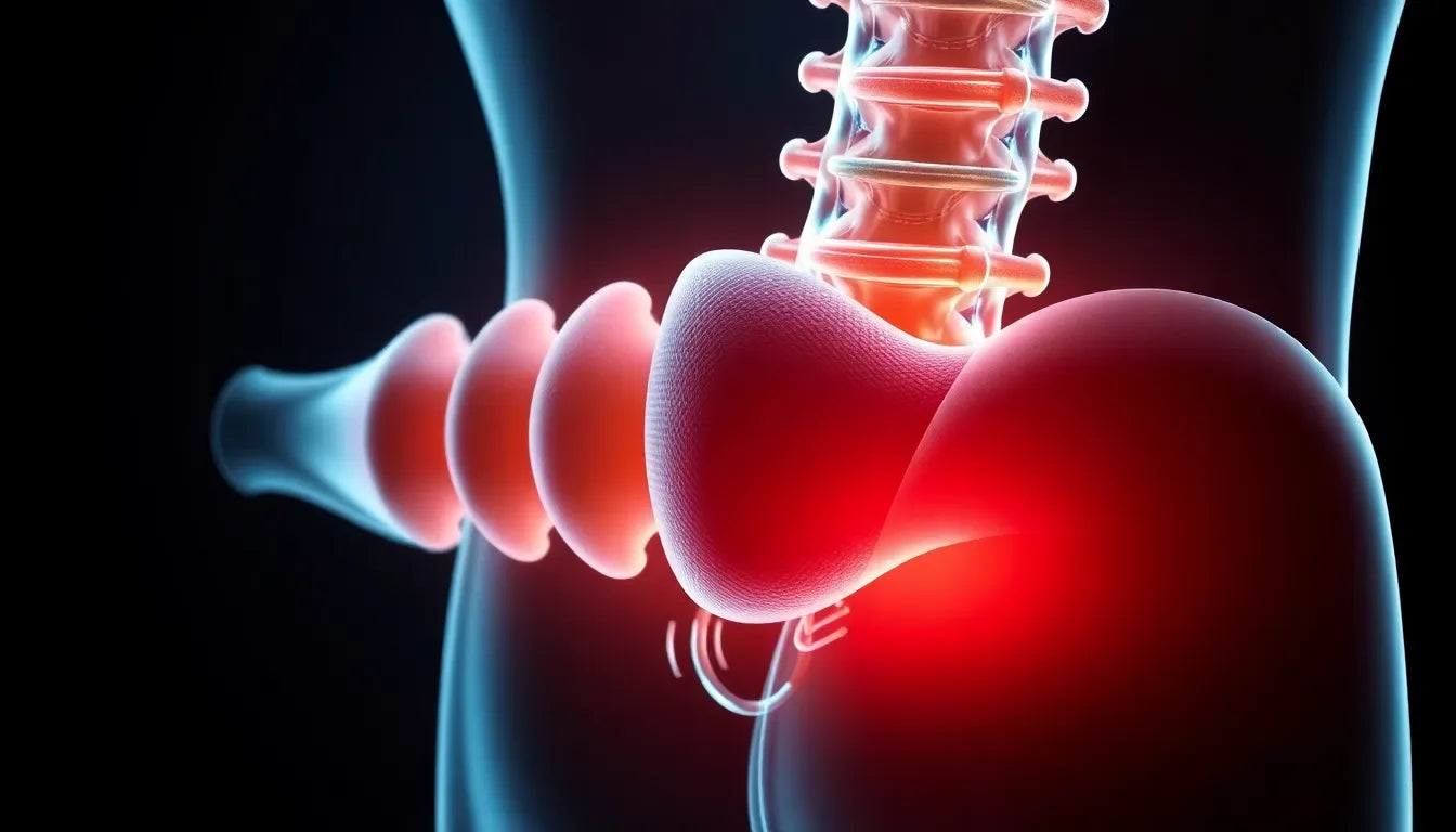 Linderung bei l3/l4-bandscheibenvorfall: effektive Wege aus dem Schmerz - Illustration