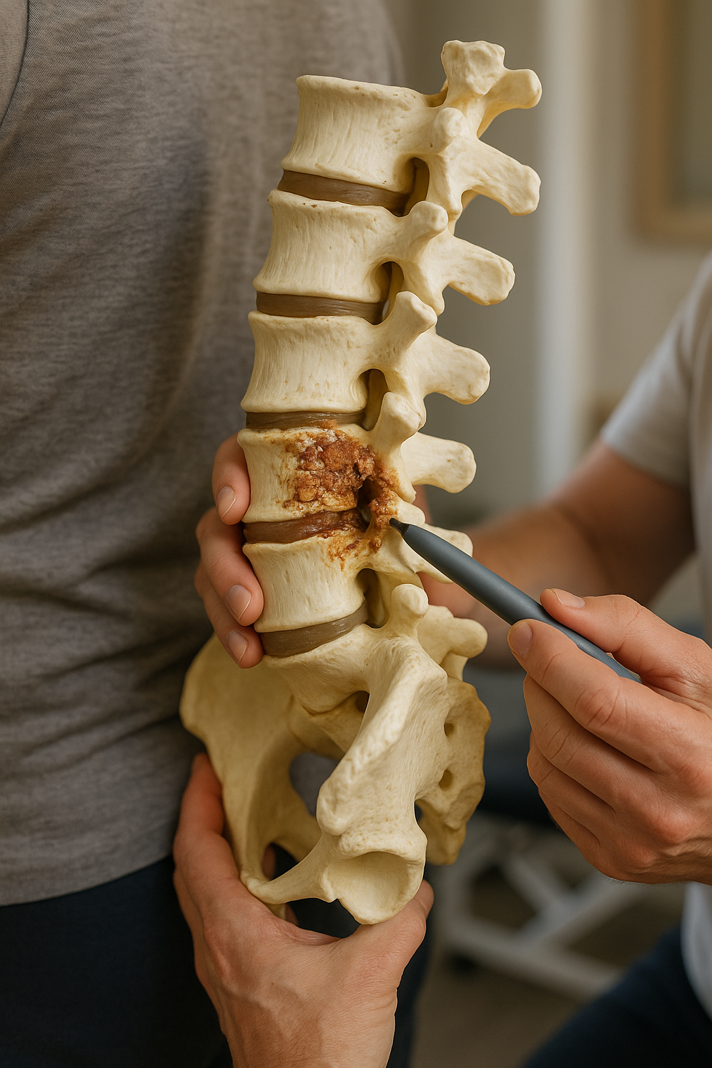 Leben ohne Rückenschmerzen: Tipps bei arthrose der lendenwirbelsäule - Illustration