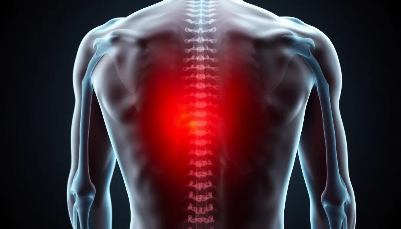 Lindere deinen Schmerz: effektive Lösungen bei ondt i lænden symptomer - Illustration