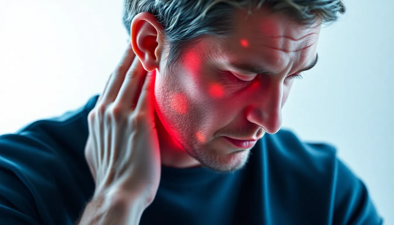 Nackenschmerzen und Schwindel verstehen: Ursachen und Lösungen entdecken - Illustration