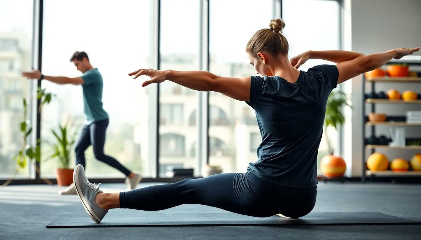 Entdecken Sie die besten stretching-Übungen für Übungsleser, um Ihre Flexibilität zu steigern - Illustration