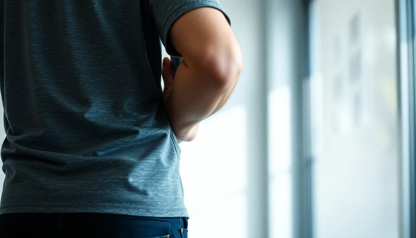 Rehabilitation bei bandscheibenvorfall: zurück zu einem schmerzfreien Alltag - Illustration