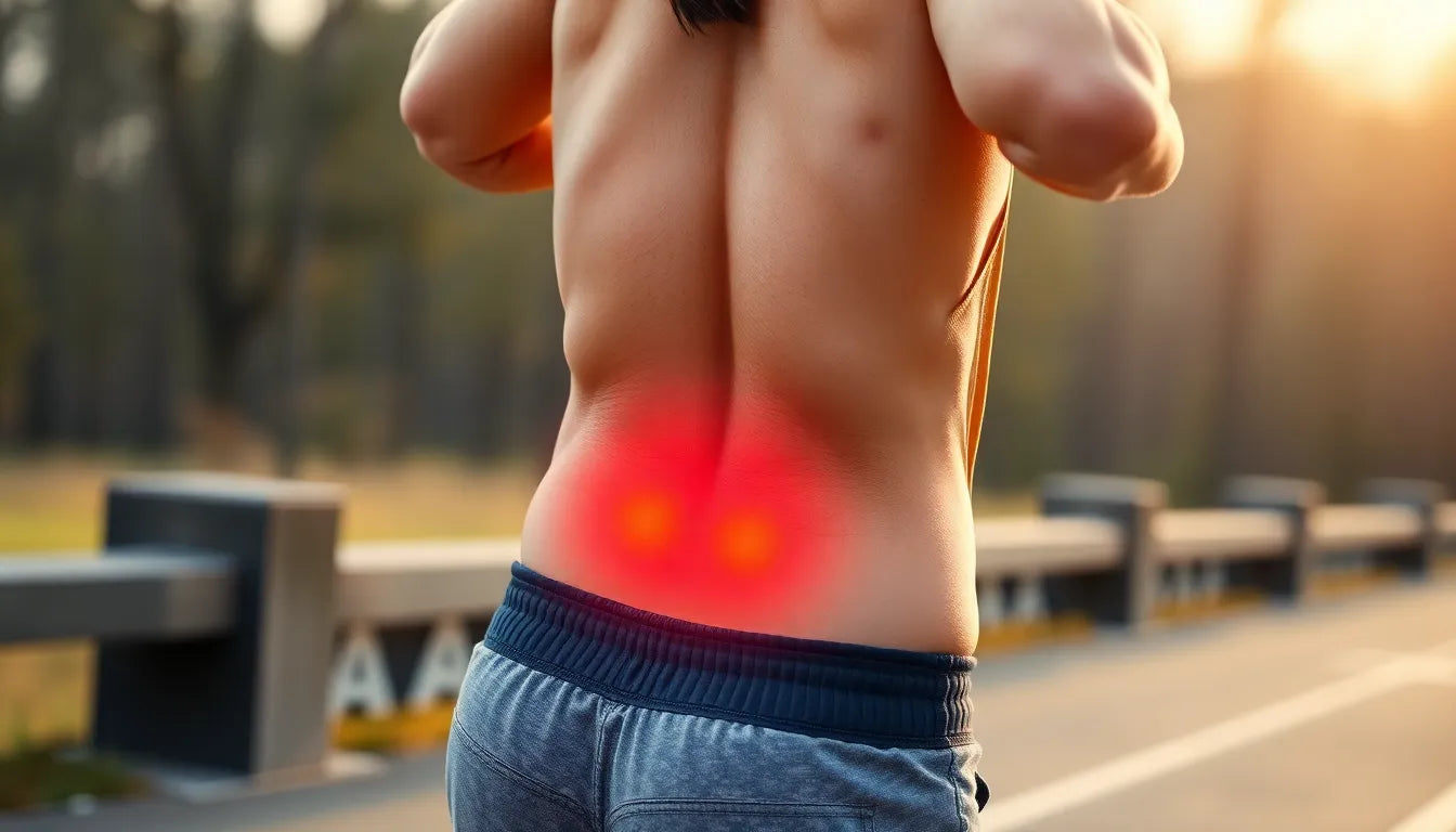 Lauf ohne Rückenschmerzen: Tipps für eine schmerzfreie Erfahrung - Illustration