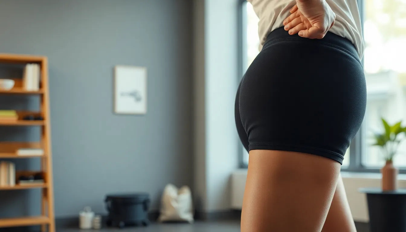 Übungsleser entdecken die besten Übungen gegen Hüftschmerzen - Illustration