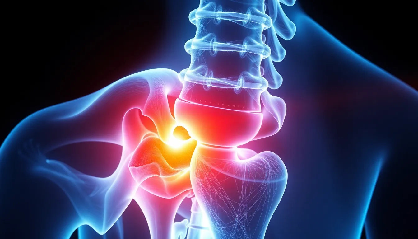 Wie lange dauert die Genesung bei einem schweren Bandscheibenvorfall? - Illustration