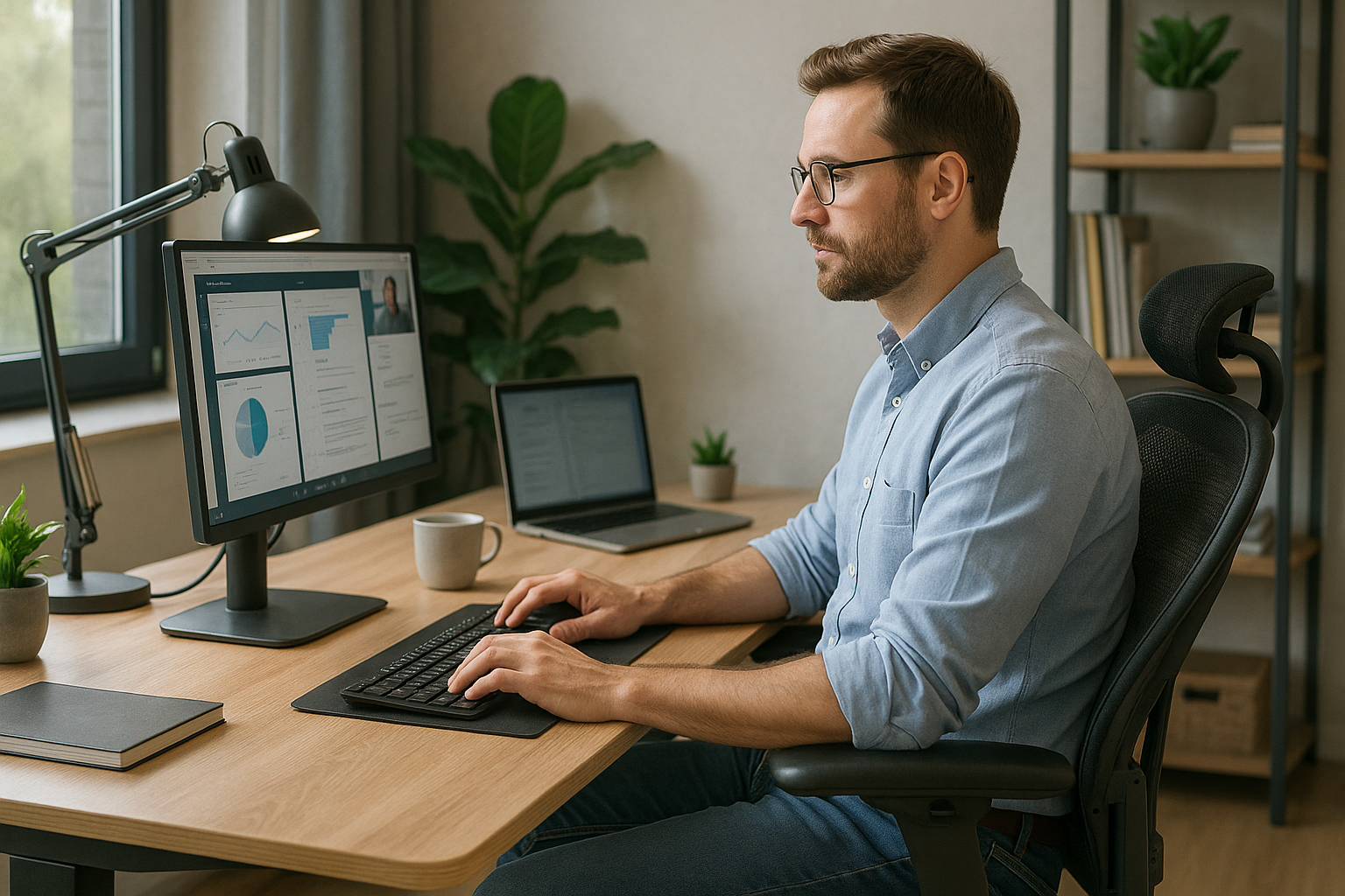 Ergonomie verstehen: der Schlüssel zu einer gesünderen Arbeitsweise - Illustration