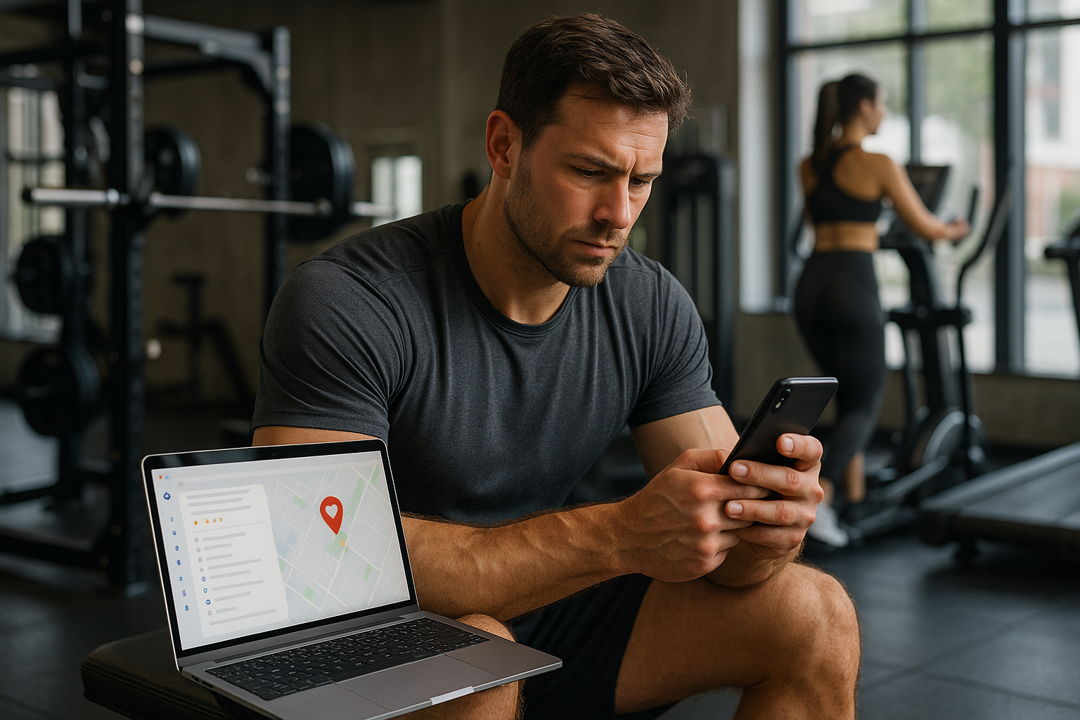 Fitnessstudio erfolgreich machen: Tipps für mehr Sichtbarkeit und Mitgliederwachstum - Illustration