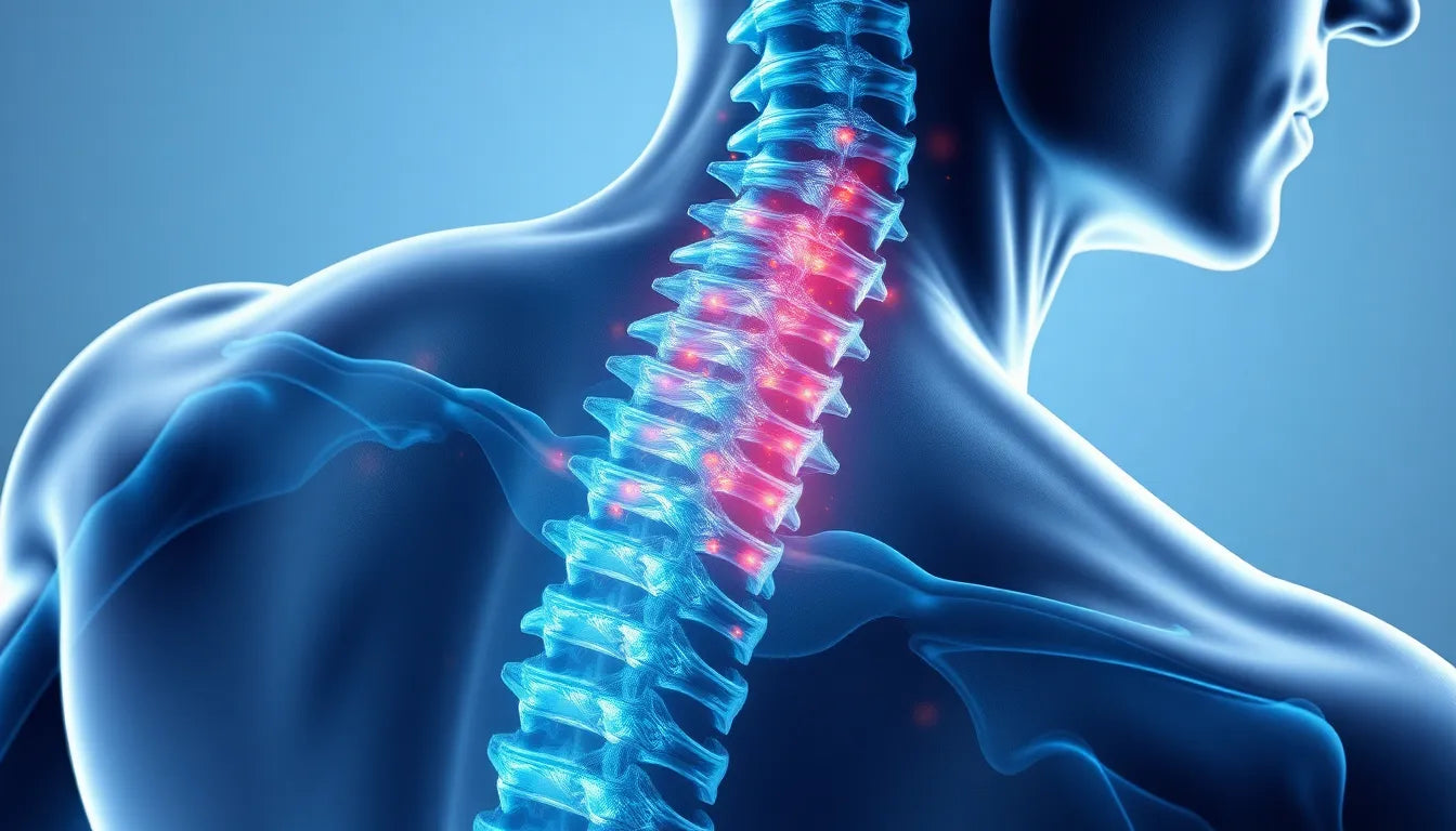 Effektive Lösungen bei einem bandscheibenvorfall in der schulter entdecken - Illustration