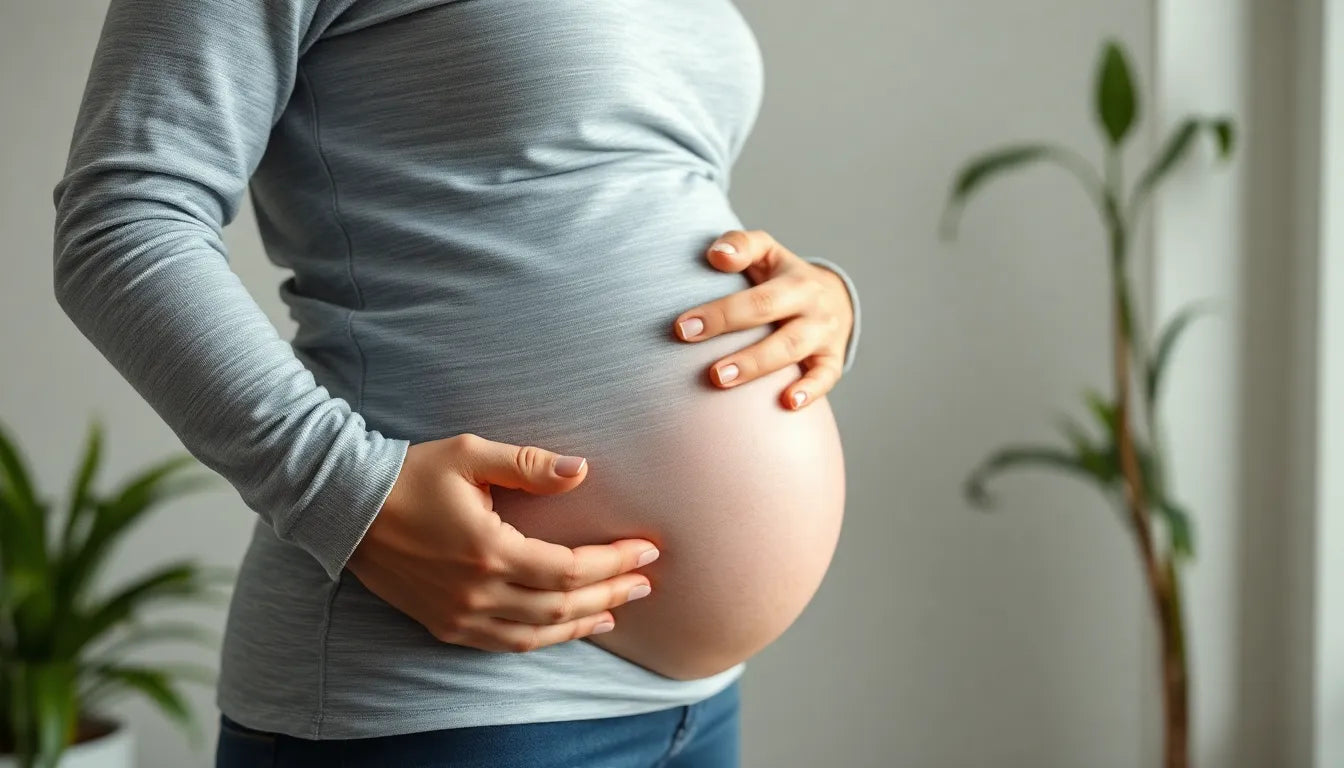 Schmerzen in der Lende: Ein frühes Anzeichen der Schwangerschaft verstehen - Illustration