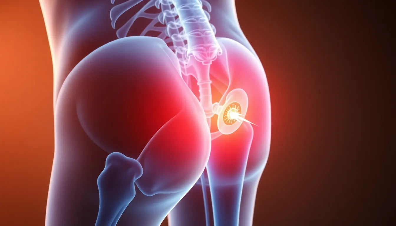 Bandscheibenvorfall: Hoffnung auf natürliche Heilung durch Bewegung und Zeit - Illustration