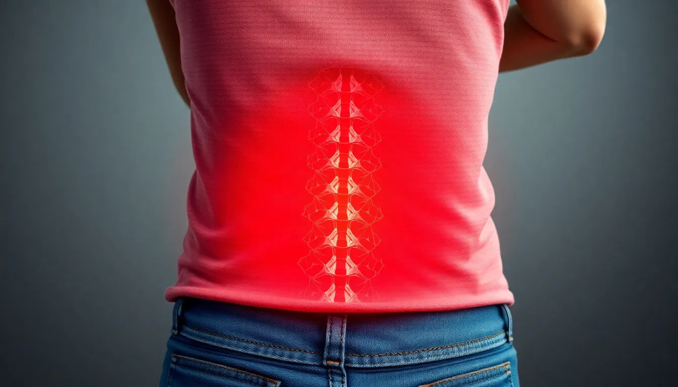 Plötzlicher Schmerz im Rücken: Hexenschuss bei Frauen verstehen und lindern - Illustration