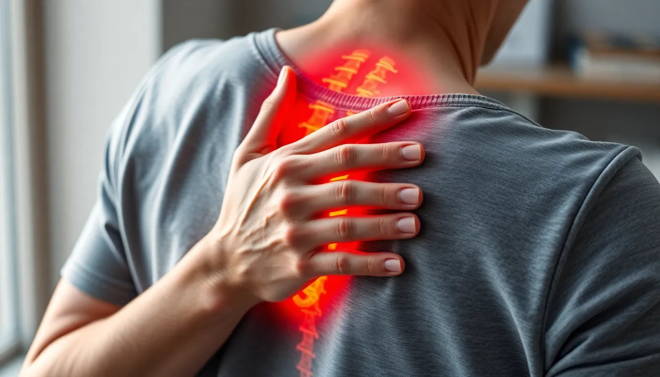 Lindere deinen Nackenschmerz mit einfachen Alltagstipps - Illustration