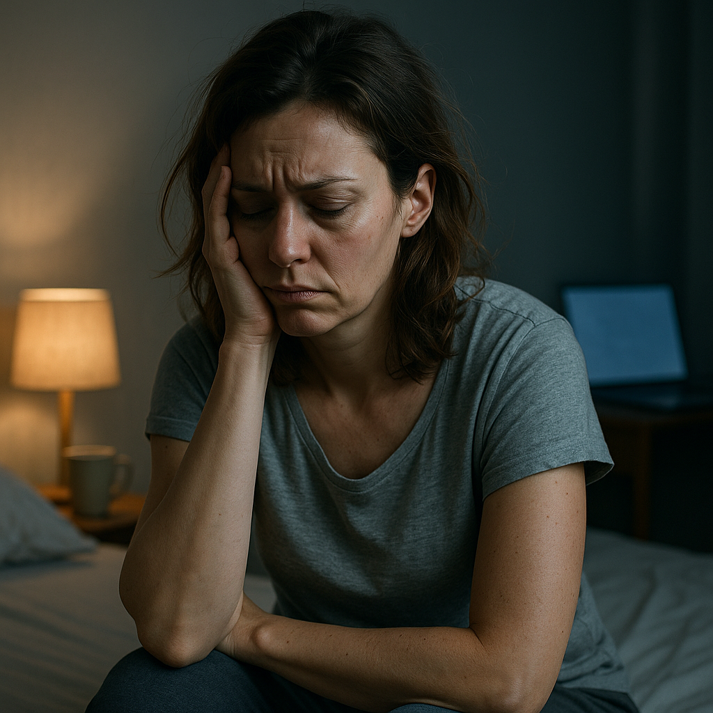 Schlaflosigkeit besiegen: Tipps für erholsame Nächte - Illustration