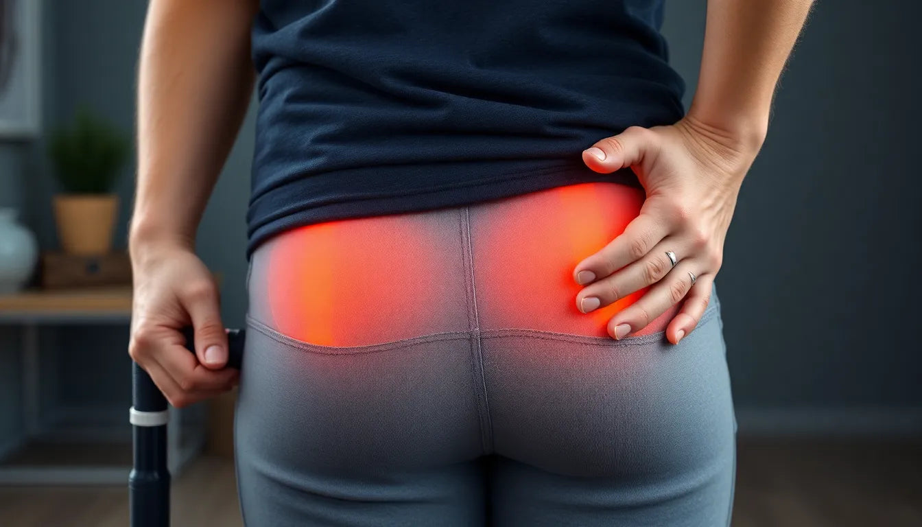 Übungsleser: effektive übungen für hüftarthrose zur schmerzlinderung und mobilität - Illustration