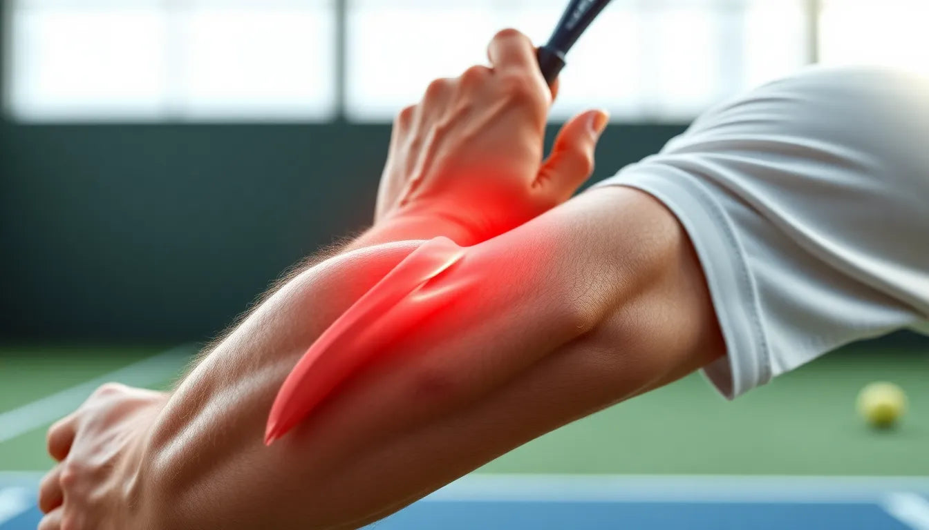 Übungsleser: effektive Übungen gegen tennisalbue für schnelle Linderung - Illustration