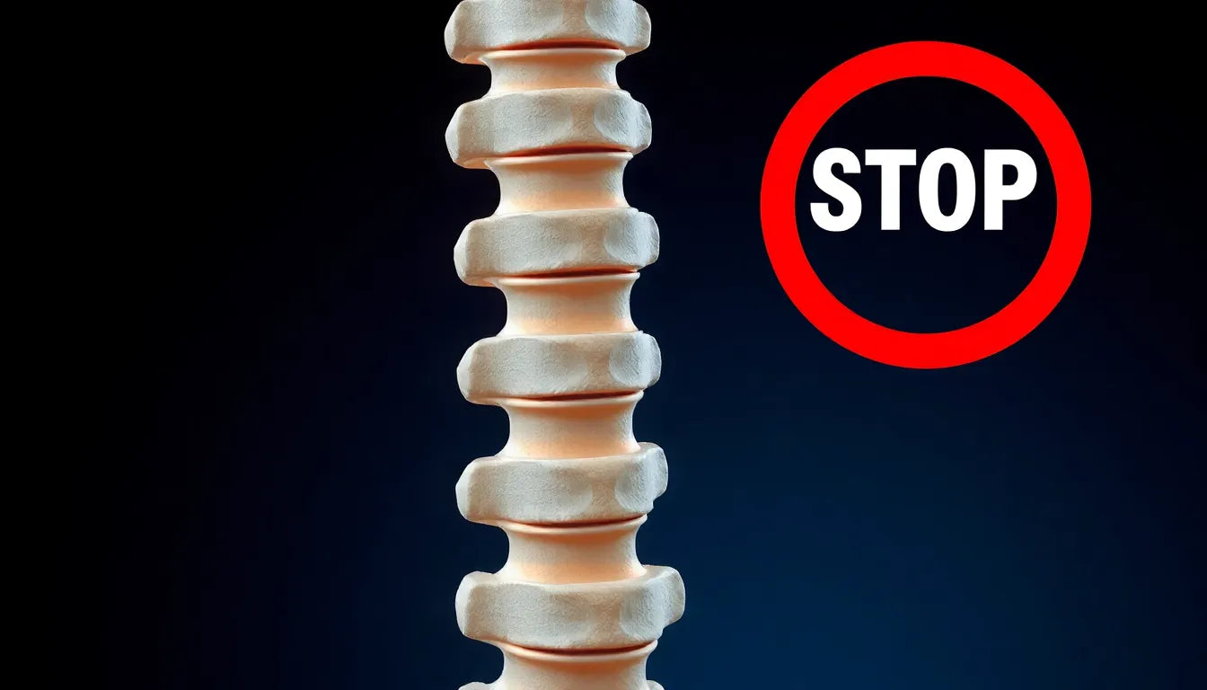 Verstehen Sie Spondylose: Ursachen, Symptome und Lösungen für Ihre Gesundheit - Illustration