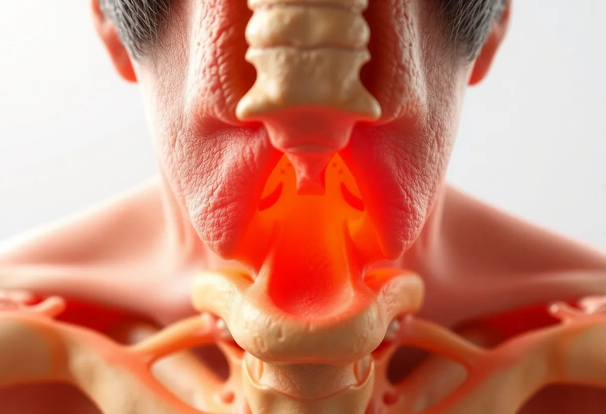 Leben ohne Nackenschmerzen: Tipps und Lösungen bei einem bandscheibenvorfall in der hws - Illustration
