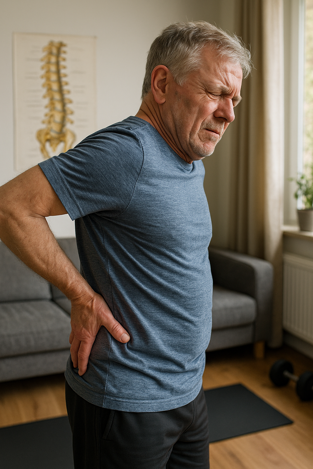 Übungen für Übungsleser zur Linderung von Spondylose-Beschwerden - Illustration