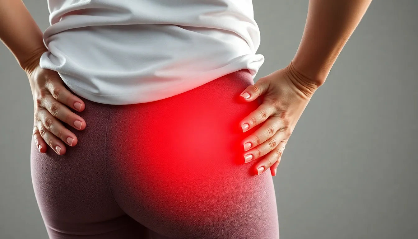 Schmerzen an der Hüftaußenseite lindern: effektive Strategien für den Alltag - Illustration