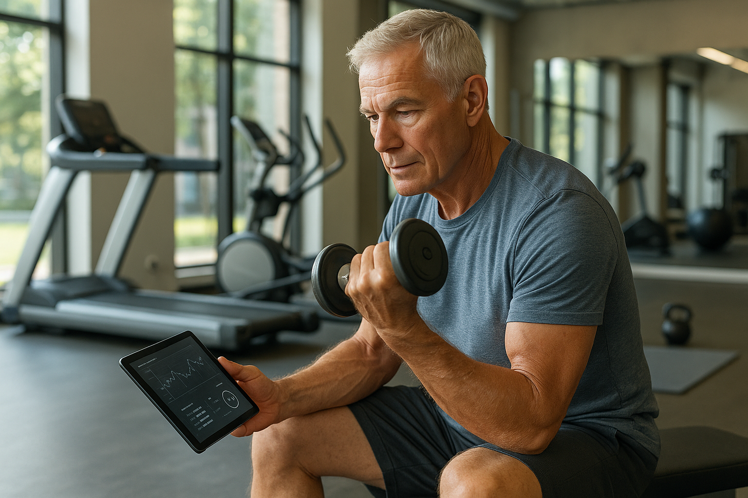 Entdecke die Kraft der präventiven Fitness für ein längeres, gesünderes Leben - Illustration